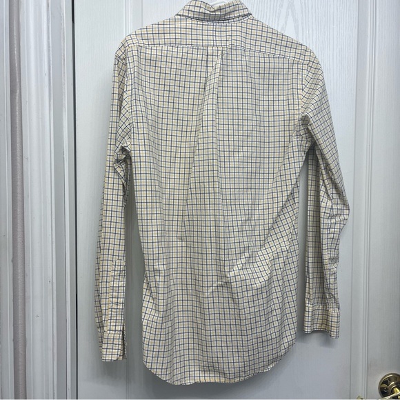 Ralph Lauren Polo Blue Yellow Check Long Sleeve Button Down Shirt S Classic - Picture 4 of 4